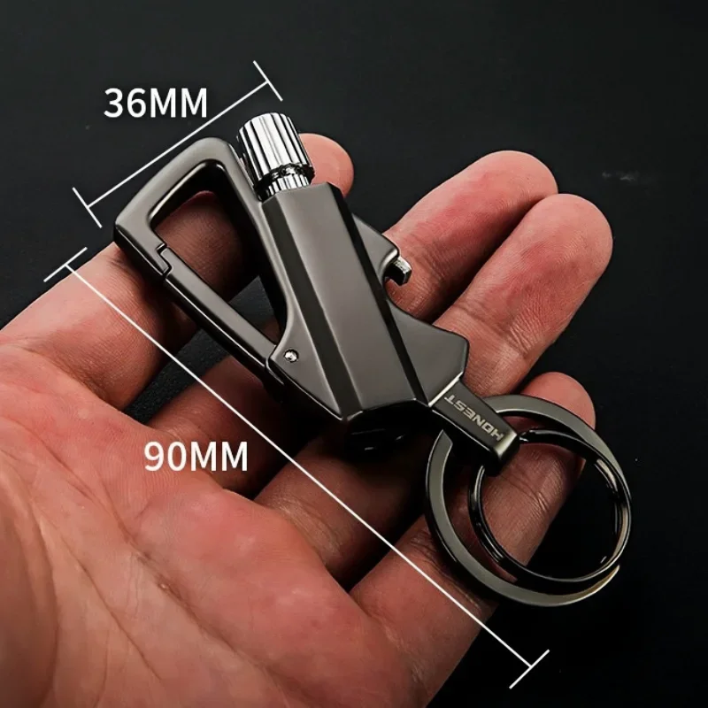 

Hot Sell Multi-Functional Portable Lighter Keychain with Waterproof Bottle Opener Key Chain Lighter
