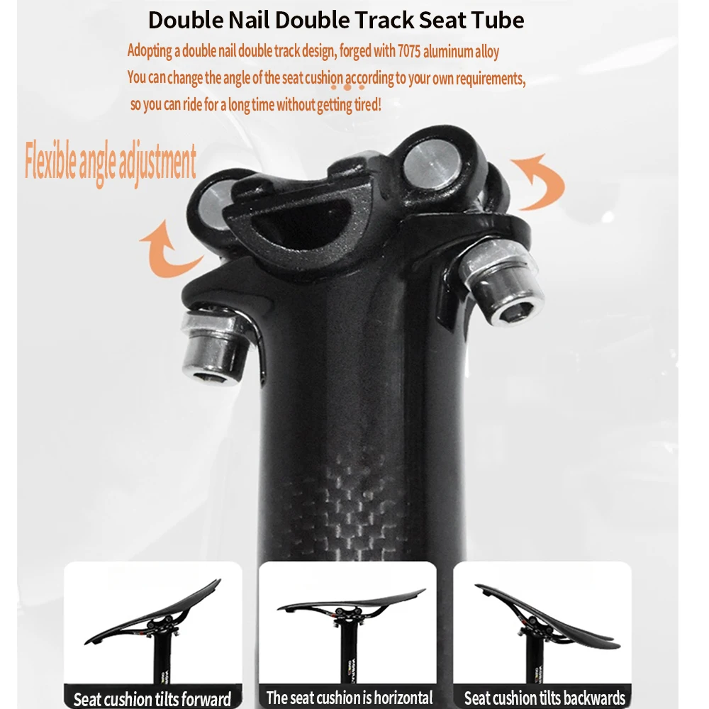 ماتي الأسود الكربون Seatpost 27.2/31.6 مللي متر الجبلية/الطريق مقعد الدراجة آخر 350/400 مللي متر طول مقعد دراجة أنبوب أجزاء