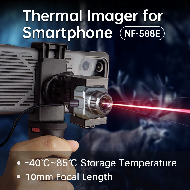 Noyafa NF-588E Infrared Thermal Imager 256x192 Thermal Vision Thermo Camera Imager for Phone Temperature Measurement