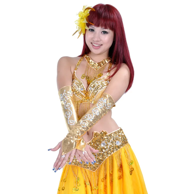 819 #set belly dance bead embroidery process sexy charm fringed performance set professional source factory direct sales