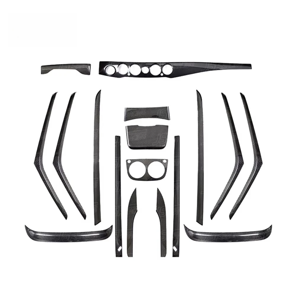 DRY CARBON FIBER INTERIORS (17 PCS) LHD for MERCEDES BENZ S-CLASS W222 S320L S500 S400 S63