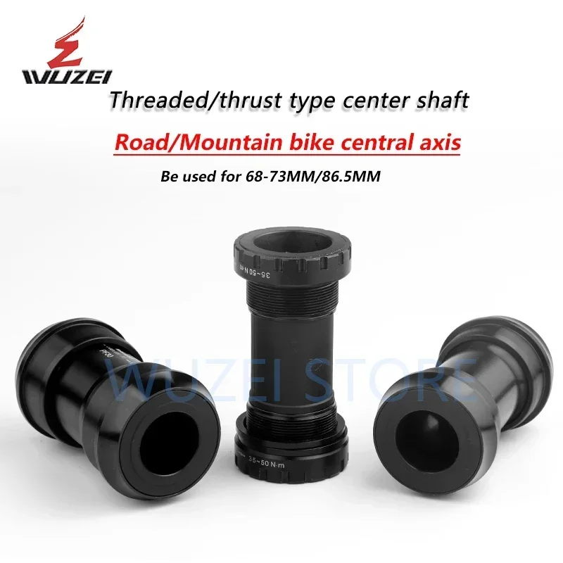 WUZEI Sealed Bearing BB30 BB386 BB91 PF30 DUB 24/29mm MTB Mountain ROAD Bicycle Press-in Thread Bottom Bracket BB Axis For SRAM