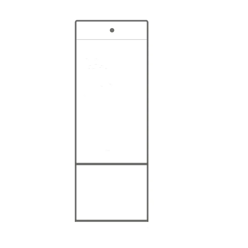 100pcs Plastic Vinyl PVC Label Pocket Hang Sleeve Protective Cover Bags Display Price Sign Card Tag Promotion