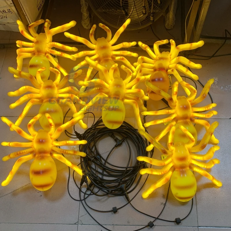 

Halloween Decorations Outdoor Halloween Lights Led Dynamic and Static Spider Light