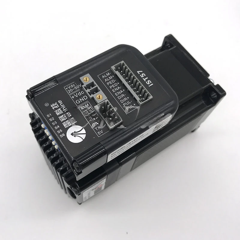 

Leadshine NEMA23 Встроенный сервопривод IST57-20 или iST-2320 2NM 20 ~ 36 В постоянного тока компенсирует систему с открытой петлей, 15 видов микрошагов, дизайн DSP