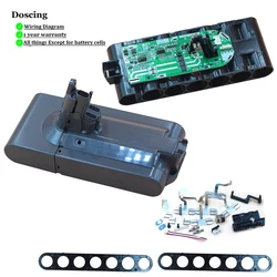 Battery Place case PCB Set for Dyson V11 Complete Extra, Dyson V11 SV14 SV15  Absolute Extra V11 Torque Drive Dyson V11 Absolute