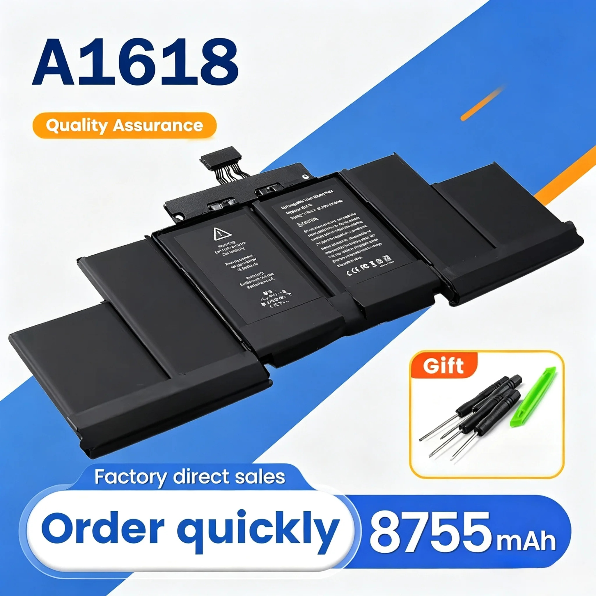 SOMI A1618 Battery For Apple MacBook Pro 15