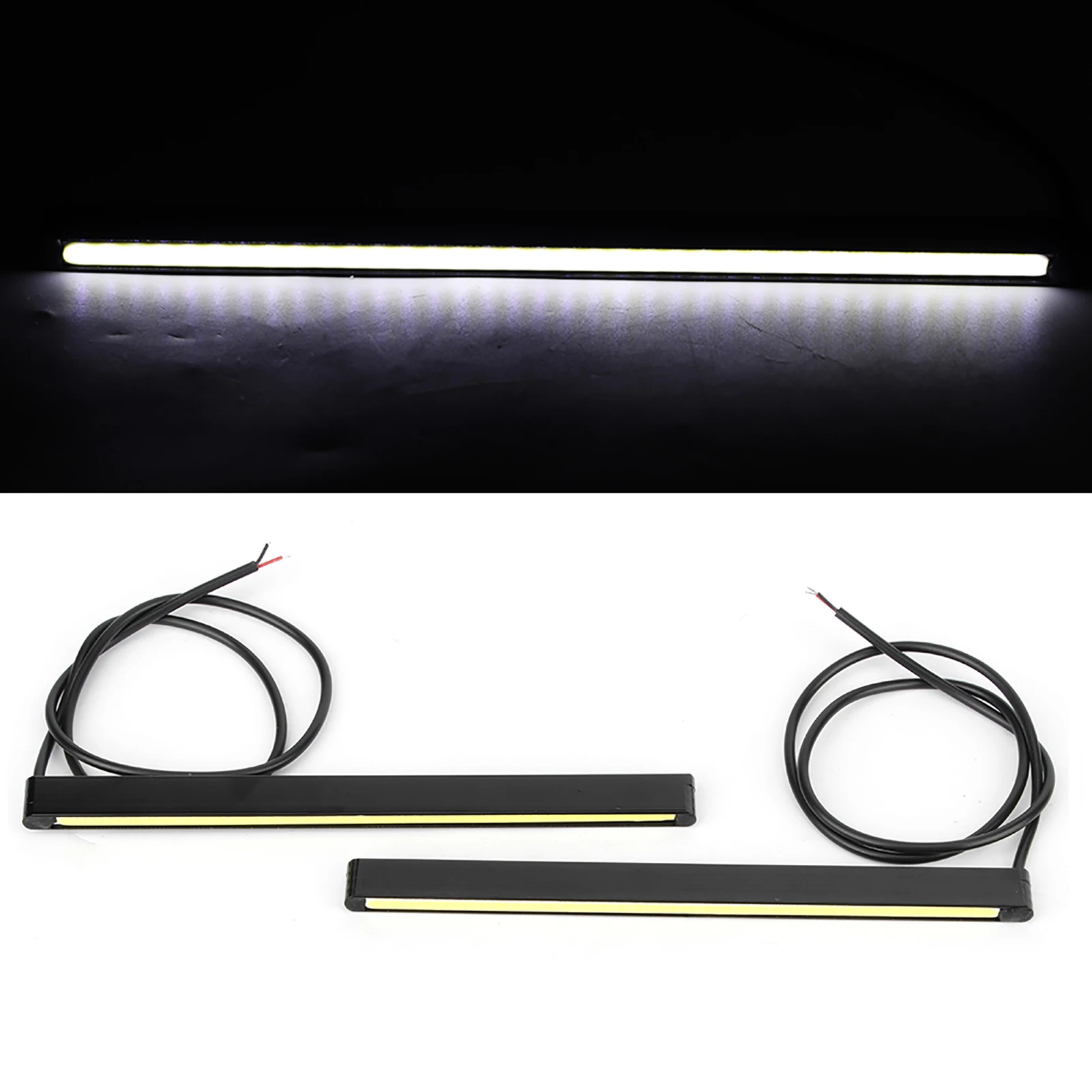 Waterproof COB Daytime Running Light High Brightness LED DRL Car Modification Lamp