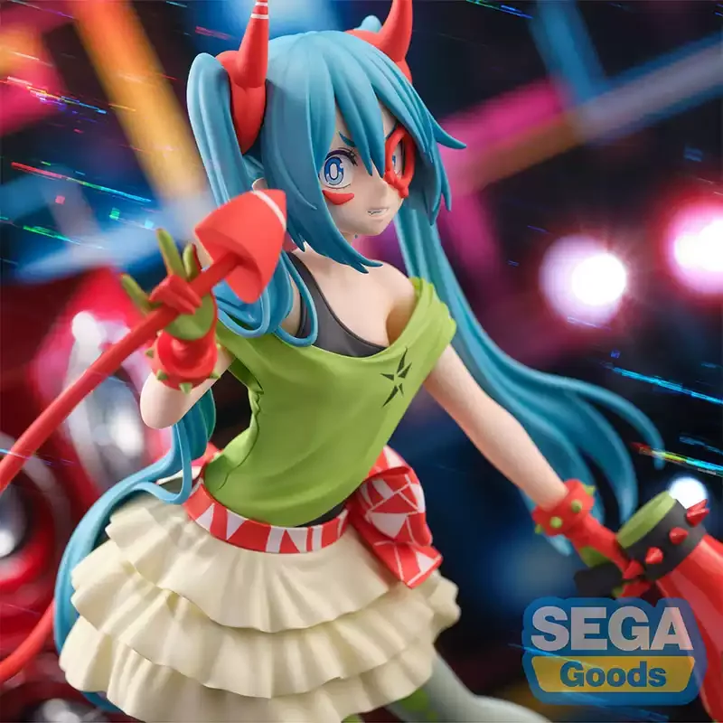 متوفر في المخزون الأصلي SEGA FZ FiGURiZM АC Project DIVA Hatsune Miku DE:MONSTAR T.R. مجموعة نماذج شخصيات الرسوم المتحركة الشيطان الصغير هدية #6