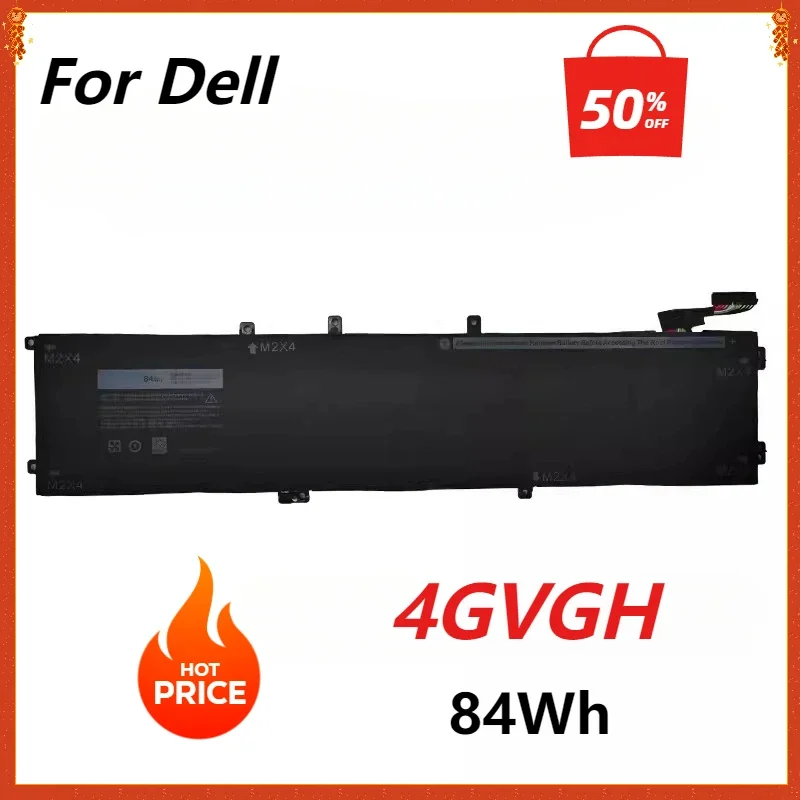 

New 4GVGH Laptop Battery for DELL Precision 5510 XPS 15 9550 Series 1P6KD T453X 6 Cells 84WH