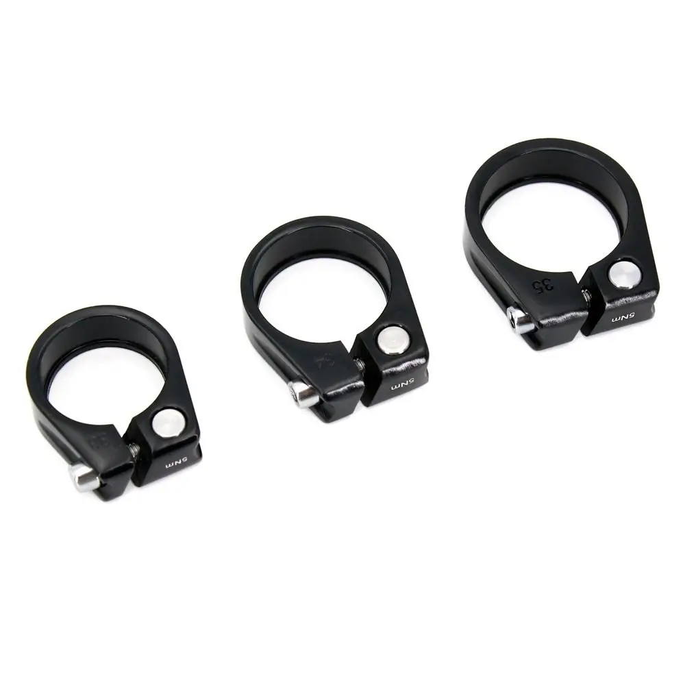 

28.6/31.8/34.9mm Bike Seatpost Clamp Super Light Titanium Aluminum Alloy Bike Seat Post Clamp Front Derailleur Ultralight