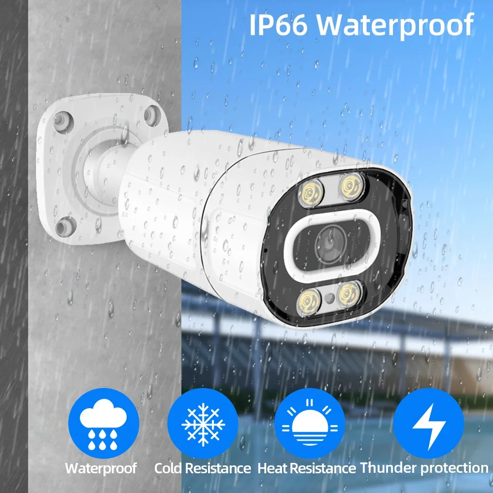 8MP 8CHAHD Dome Camera Kit 4K Outdoor High Definition Full Color Night Vision CCTV Home Surveillance Video Security System Kit