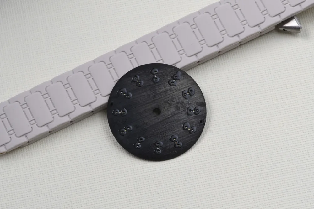 Heimdallr Schwarzes 28,5mm Uhrenzifferblatt C3 Leuchtend 3.0 Uhr Position für NH35A Uhrwerk Teile HEIMDALLR Uhrenteile Taucheruhr Zifferblätter – Detail 3