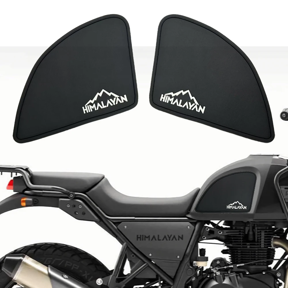 

For Royal Enfield Himalayan 400 2021 2022 Motorcycle Tank Mat Anti-Slip Tank Mat Protective Sticker Side Sticker Tow Tank Mat