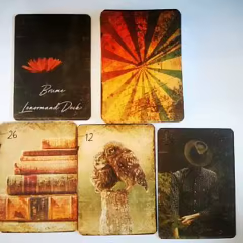 36 Pcs Cards Brume Lenormand Deck Tarot Cards 10.4*7.3cm