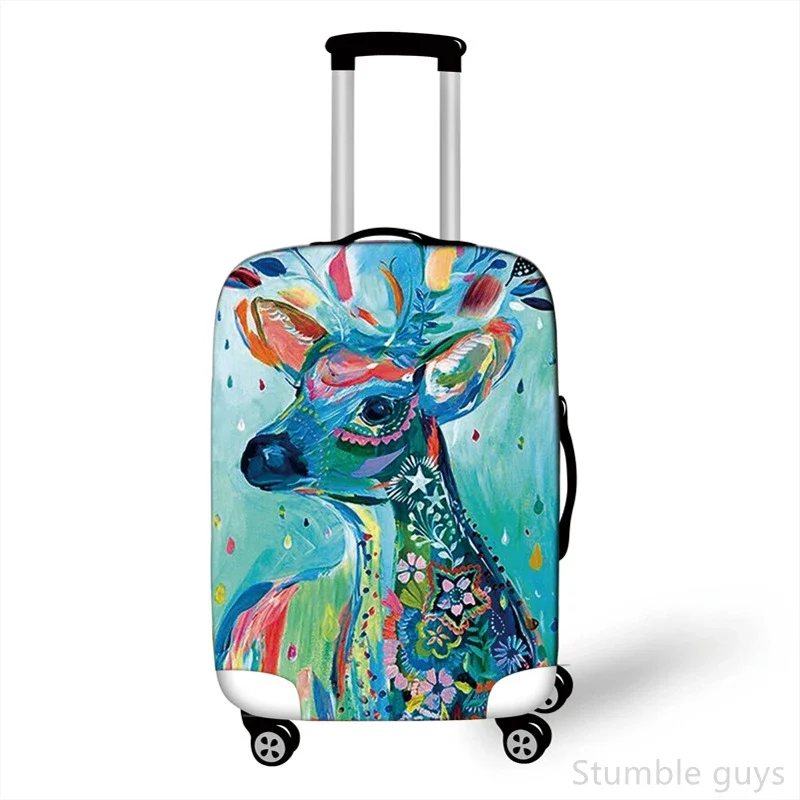 

Stretchy Washable Luggage Sleeve Protective Dustproof Durable Suitcase Cover Useful Travel Accessory Fits Rolling Luggage