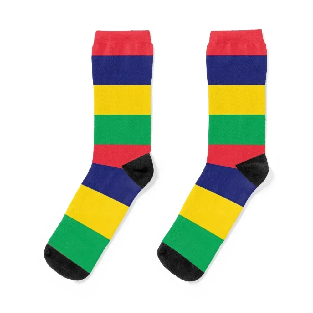 

Mauritius Flag Stickers, Gifts and Products - Named Socks gym kawaii Rugby floral Women's Socks Men's