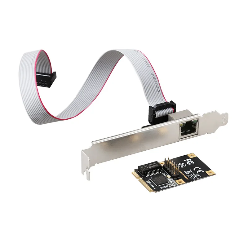 Mpcie Mini Pcie Gigabit Netwerkkaart Desktop Netwerkkaart 1000M Bedrade Netwerkkaart I210at Chip