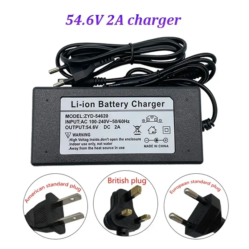 13S3P 48V 200Ah 18650 Lithium Battery Pack Rechargeable Li-ion Cells Built-in BMS for Electric Bicycles Scooters E-bike Battery