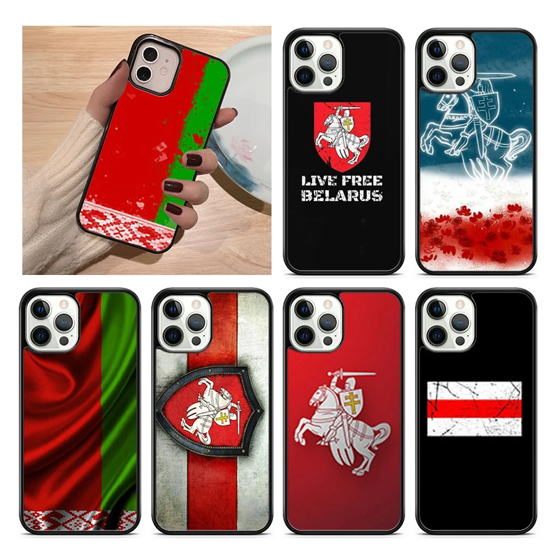 Belarus Flag Phone Case Cover For iPhone 15 16 14 XR XS 11 12 13 Mini Pro MAX Plus Coque