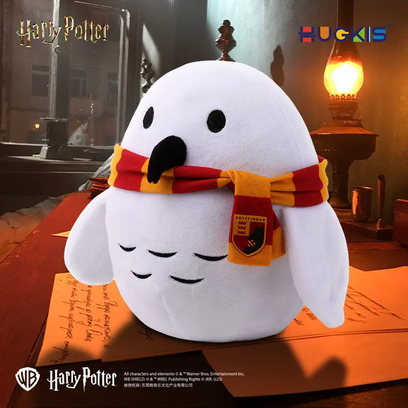 

Плюшевая кукла HUGKIS из серии «Гарри Поттер и Хедвиг», мягкая игрушка-сова, персонаж из фильма/аниме, милый компаньон, украшение, подарок на день рождения