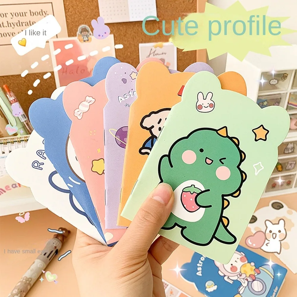 Cute Cartoon Mini Pocket Notebook, Portable Diary Note, pequeno folheto do prêmio infantil