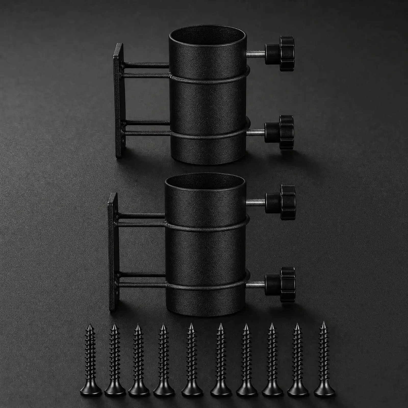 Space Saving Umbrella Holder Bracket for Deck Railing Patio Fence Boat Wood Post Outdoor Metal Mount