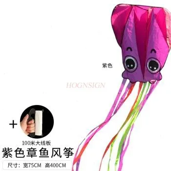 Zachte Octopus Vlieger Octopus Kindercartoon Klein formaat Gemakkelijk te vliegen Breeze Beginner Kwallenvlieger