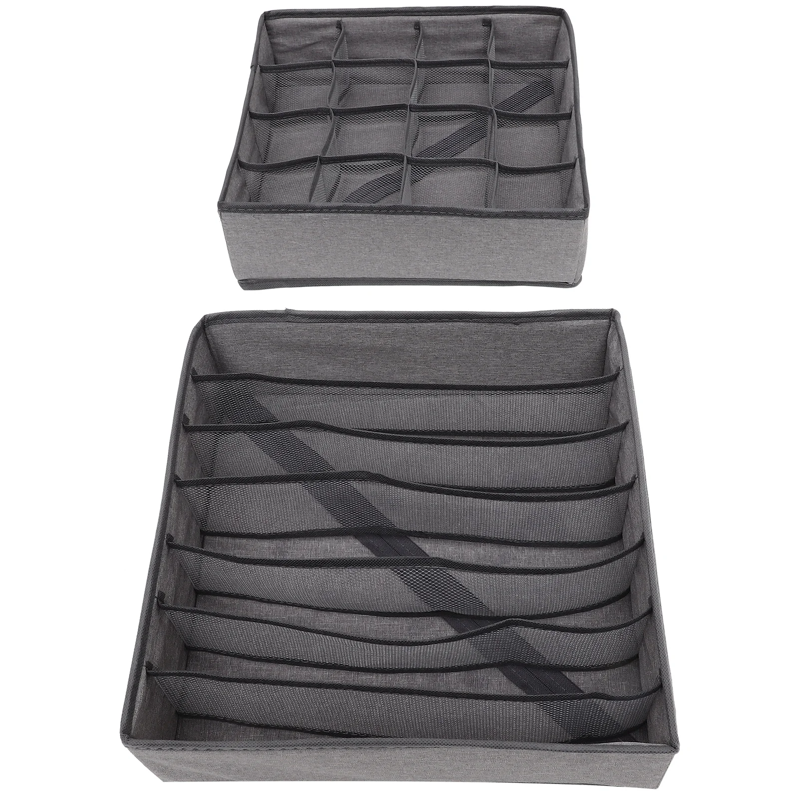 

2Pcs Underwear Storage Box Foldable Socks Organizer Drawer Divider Household Wardrobe Organizer Practical Socks