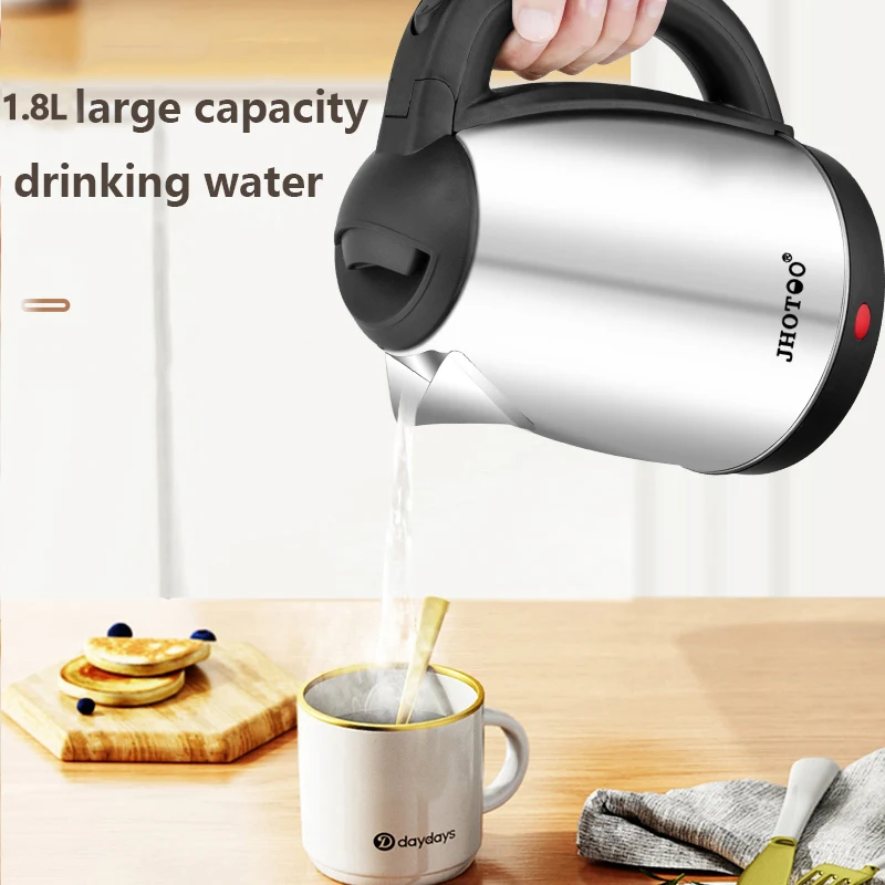 가정용 스테인레스 스틸 2리터 전기 주전자 커피 포트