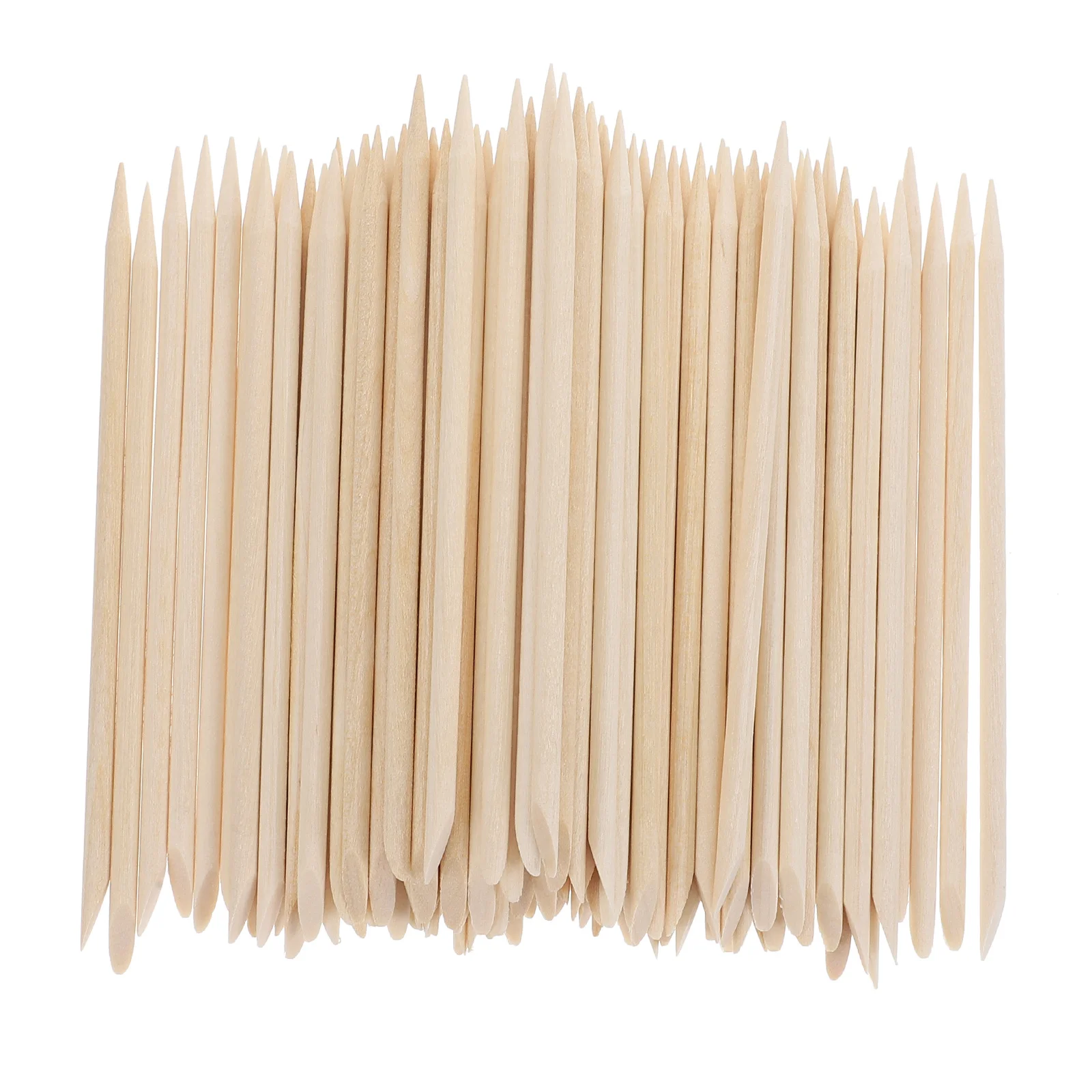 300 pièces bâton à ongles en bois dissolvant de cuticules à Double tête outils d'art des ongles accessoire de manucure professionnel accessoire de manucure en bois