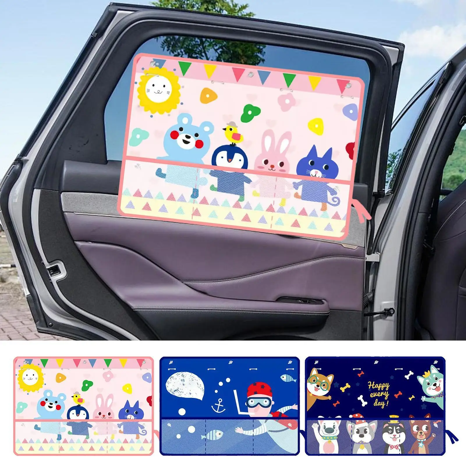 

Присоска мультфильм автомобильная занавеска на боковое окно козырек автомобильный солнцезащитный козырек для детей защита от солнца теплоизоляция солнцезащитные шторы