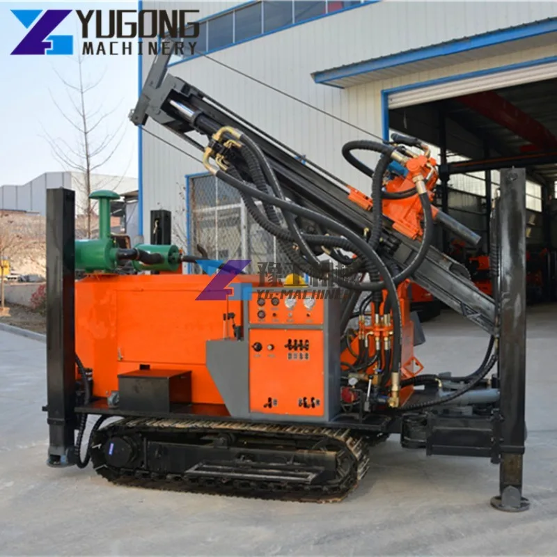 YG Hot Sale Tractor Mounted Water Well Drilling Rig with Full Hydraulic Pneumatic Drilling Rig