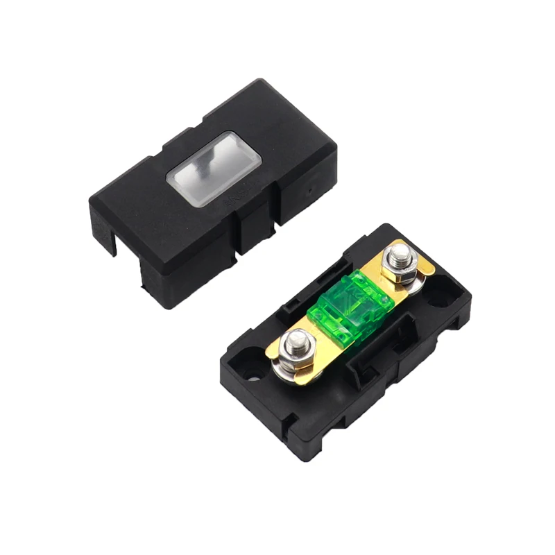 【1Set】ANS ANL trumpet Fork Plug Fuse 20A 30A 40A 50A 60A 70A 80A 100A-200A Bolt fixed insurance film ANS-8 Safety plate base