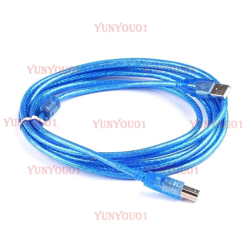 USB2.0 Programmer Data Cable, Print Fax Machine Cable Square Port ISP Download Cable