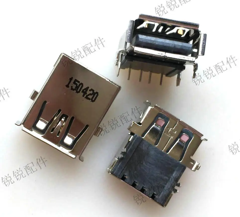 

Для USB2.0 гнездовой разъем AF гнездовой разъем 4P USB 90-градусный прямой штекер встроенного приподнятого типа подъемное соединение вниз гофрированное