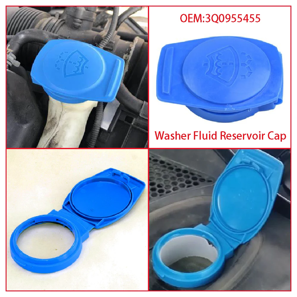 3Q0955455 Car Accessories Fits for Skoda Fabia 5J NJ Combi Karoq 1.0 1.2 TSI 1.4 TDI Windshield Wiper Washer Fluid Reservoir Cap