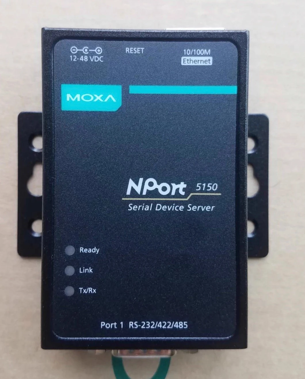 MOXA NPort 5150 وحدة الخادم التسلسلي NPORT5150 RS232/422/485 منفذ جديد وأصلي #4