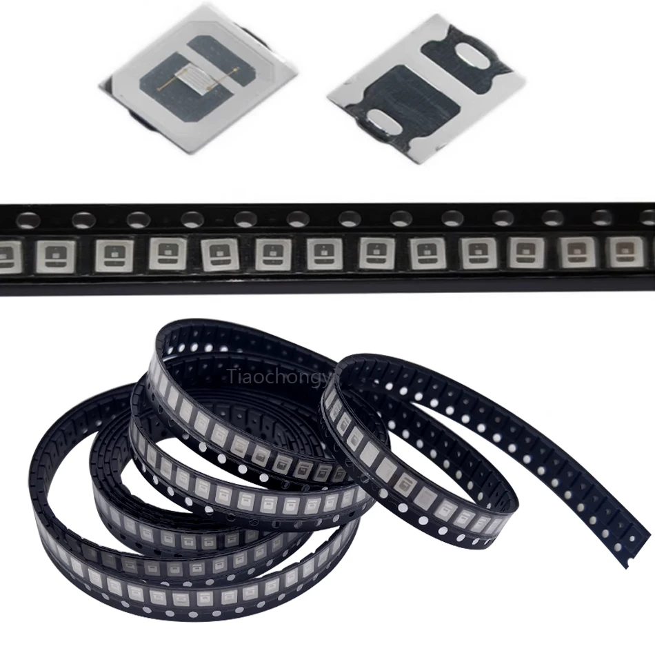 Chip de luz LED UV púrpura, 2835 SMD, 3528 W, 0,5 W, 395nm, 365nm, 0,2