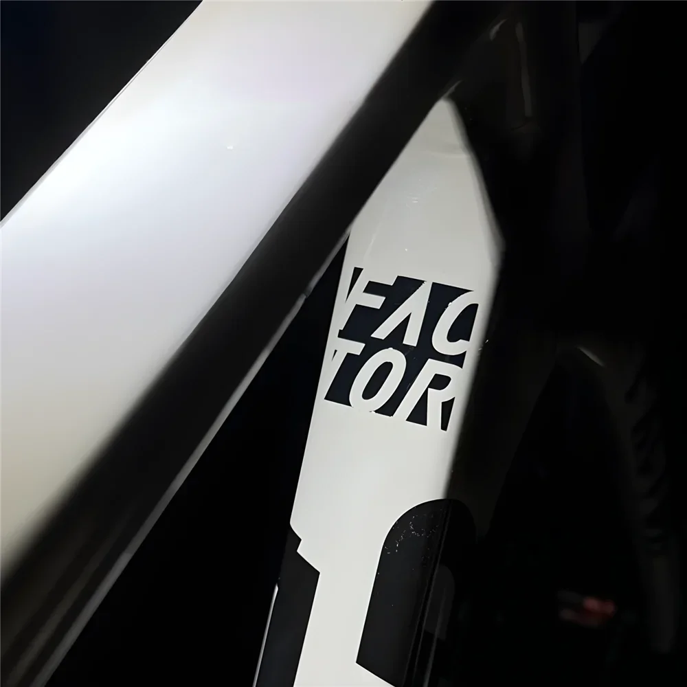 2x Car Stickers Viny for FACTOR Logo Icon Road Bike Bicycle Periphery Decoration Decal Vehicle Applique Truck Auto Decal