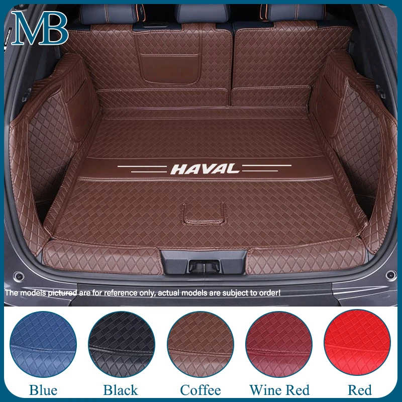 Nuovo stile per Haval H6 PHEV M6 Jolion Dargo 2024 2023 accessori Cargo Liner tappetino impermeabile in pelle tappetino per bagagliaio facile da