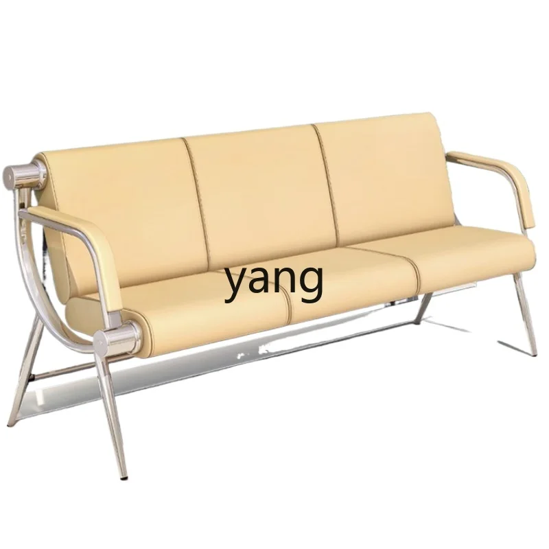 LTT barber shop sofa waiting chair with row of bench furniture
