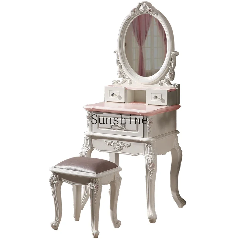 YDresser small, home girls bedroom mini narrow European princess powder, table