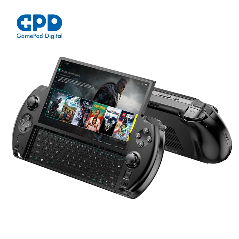 GPD WIN 4 2025 AMD AI 9 HX 370/8840U 6 بوصة لوحة ألعاب محمولة باليد 32 جيجابايت رام 1/2 تيرا بايت قراءة فقط جيب كمبيوتر محمول صغير مشغل ألعاب وحدة التحكم
