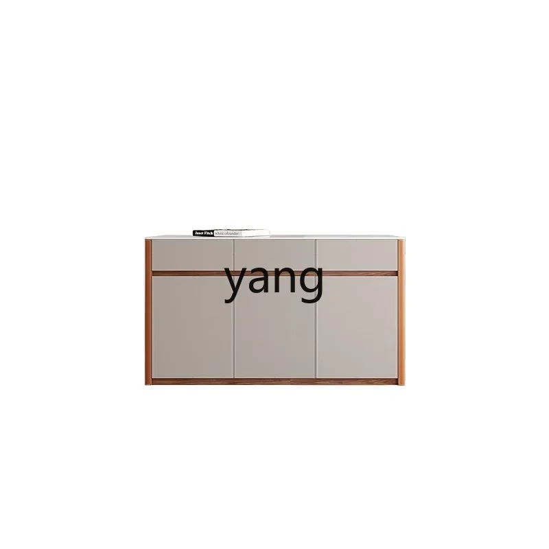 

LH Modern Living Room Storage Cabinet Solid Wood Entrance Partition Tea Locker
