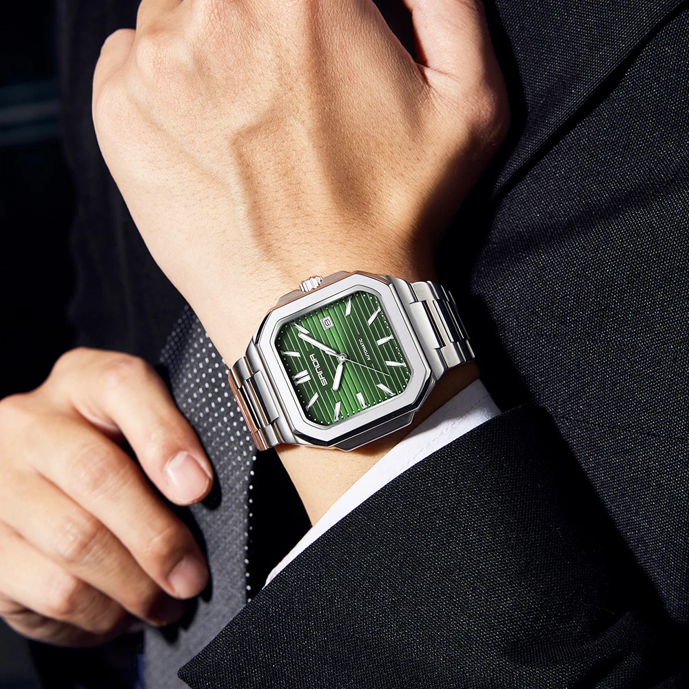 Роскошные мужские автоматические часы Tonneau 2021, квадратные механические часы Pagani Designs, водонепроницаемые часы для мужчин, спортивные стильные Relogio Mujer