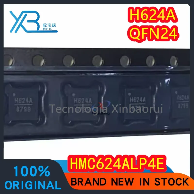 

(5/50pieces) HMC624A HMC624ALP4E parts mark H624A QFN24 attenuator chip brand new original electronics Free shipping