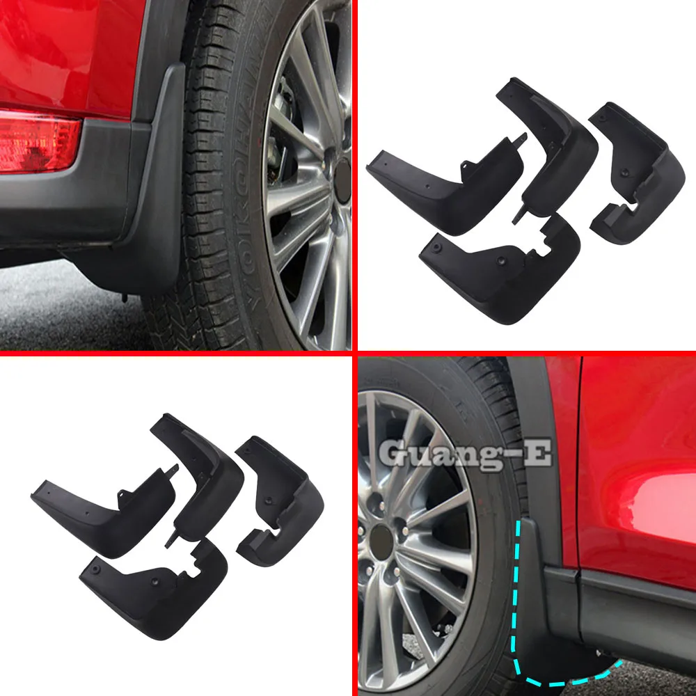 

Защитный пластиковый брызговик (фартук) для кузова автомобиля Mazda CX-5 CX5 2017-2022