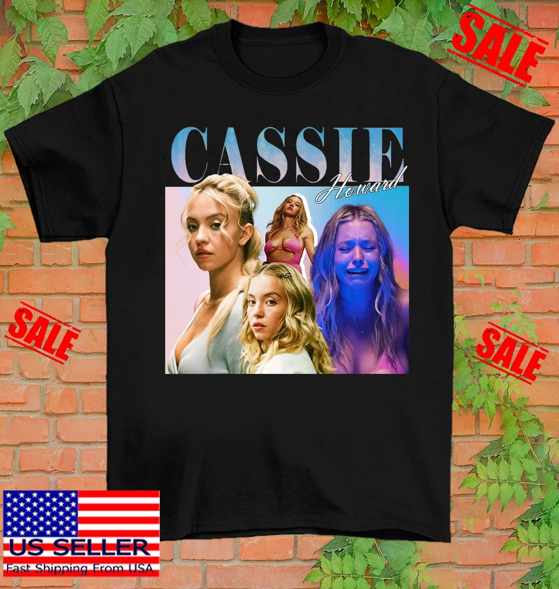 Cassie Howard Gift For Fan Adult Tee Black Shirt Unisex Cotton BO009