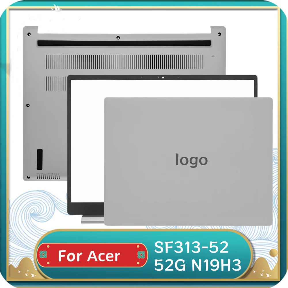 NEW LCD Back Cover For Acer SF313-52 52G N19H3 Laptop Front Bezel Palmrest Bottom Case Hinges Cover Top Case